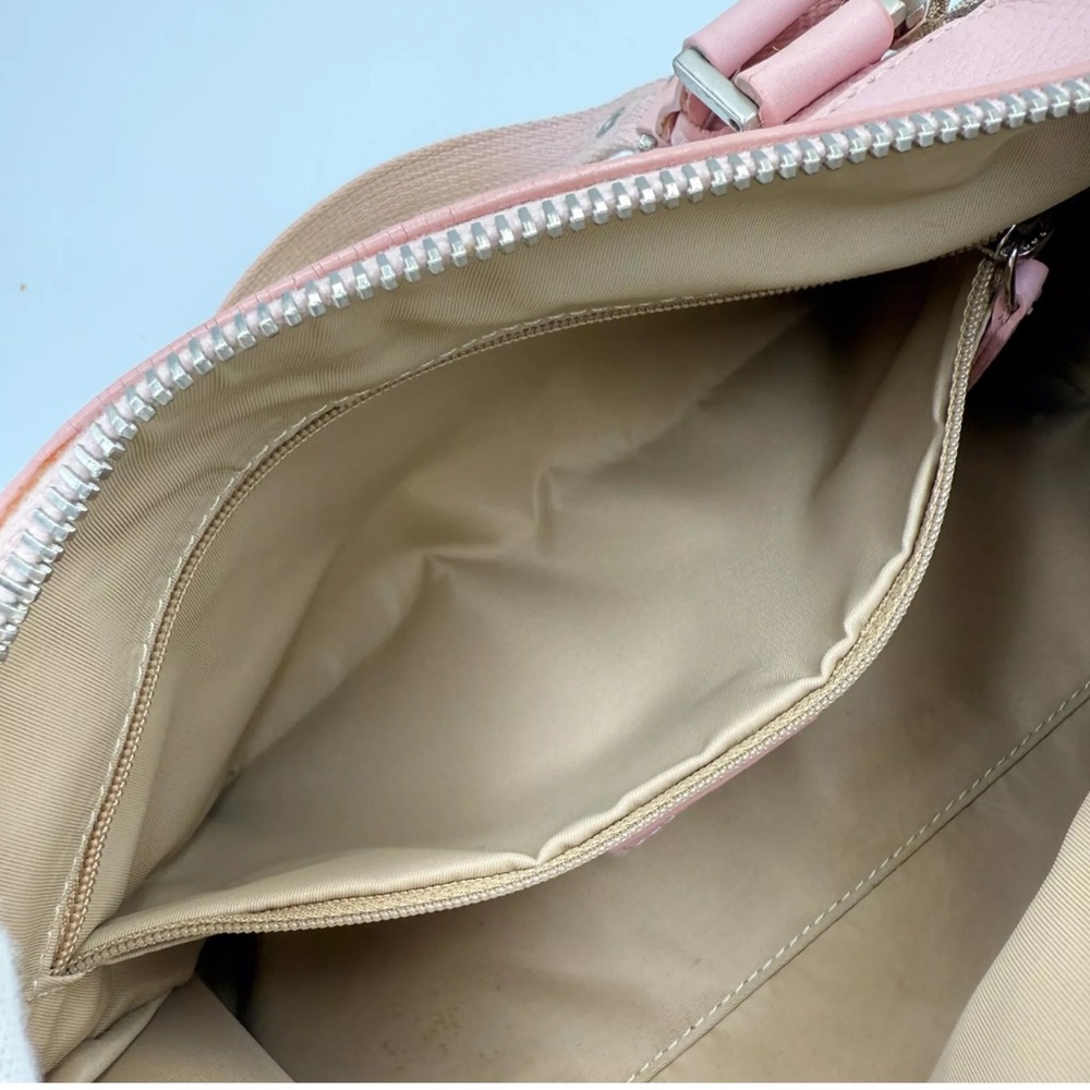 SOLDX RARE Auth Like New DIOR Street Chic Mini Boston Pink & Brown Women's Bag - Picture 11 of 14